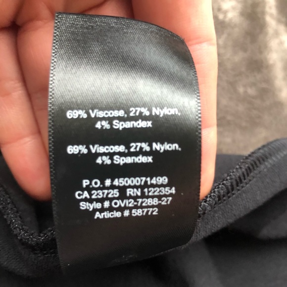 Talula Aritzia Tulip Hem Black Stretchy Mini Skirt Size Medium - Picture 4 of 6